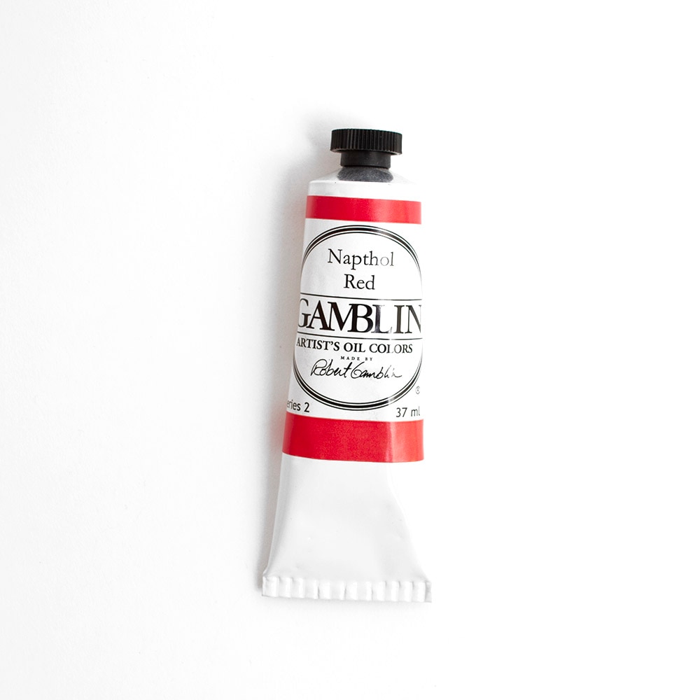 Gamblin, Oil, Art & School, Artist Grade, Paint, 37ml, 45670, Napthol Red